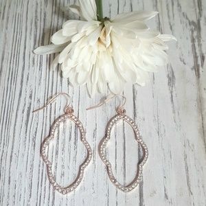 Rhinestone Drop Earrings